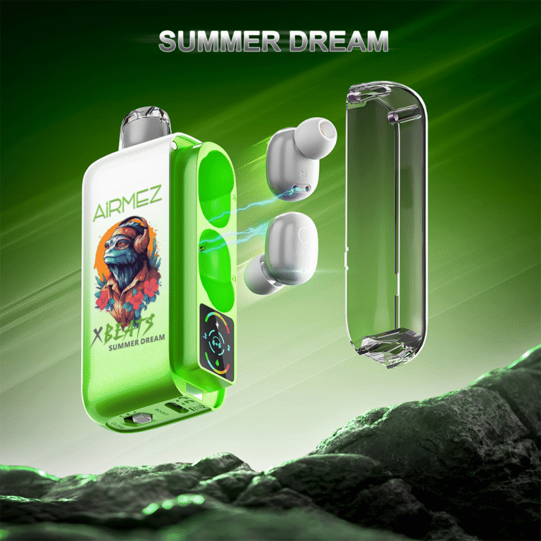 Airmez Xbeats 40,000 Puffs Disposable Vape with Built-in TWS Earphone | 2% Nicotine E-Liquid