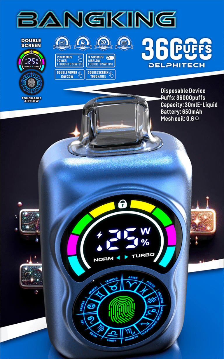 BANG BK 36S 12 flavoes 36000 Puffs 0% 2% 3% 5% Nicotine Disposable Vape - Image 11
