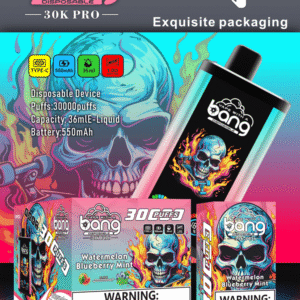 Bang 30000 Puffs PRO Rechargeable Wholesale Disposable Vape LED Screen Low Nicotine 0% 2% 3% 5% 16 Double Flavors 30K Big Puffs 2025 New