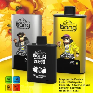 Alternative view of BANG 20000 S117 Disposable Vape | 20ml E-liquid | Type-C Rechargeable | 20000 Puffs | Mesh Coil 1.2Ω