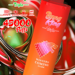 BANGKING 45000 Puffs BK45 Rechargeable Vape 650mAh Battery 15ml x 3 Liquid 10 Flavors Nicotine Options 0% 2% 3% 5%