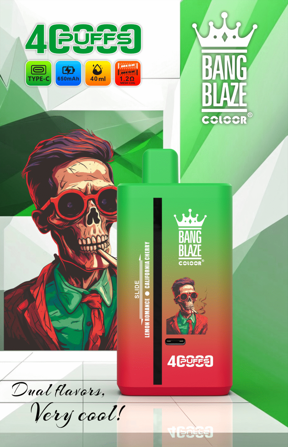 Bang Blaze (BANGB LAZE) 40,000 Puffs S89 Disposable Vape | Nicotine 0% 2% 3% 5% - Image 7