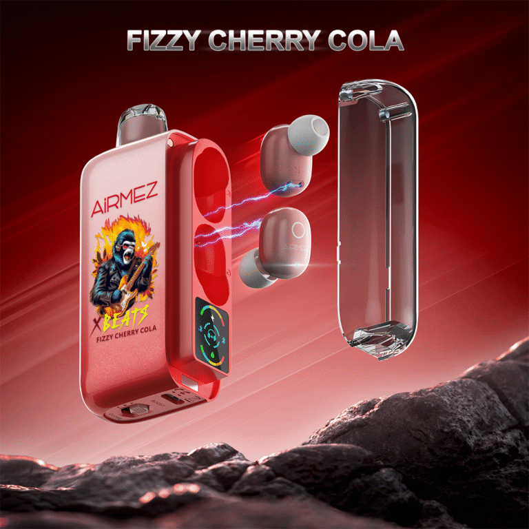 Airmez Xbeats 40,000 Puffs Disposable Vape | Built-in TWS Earphone, 5% Nicotine E-Liquid - Image 12