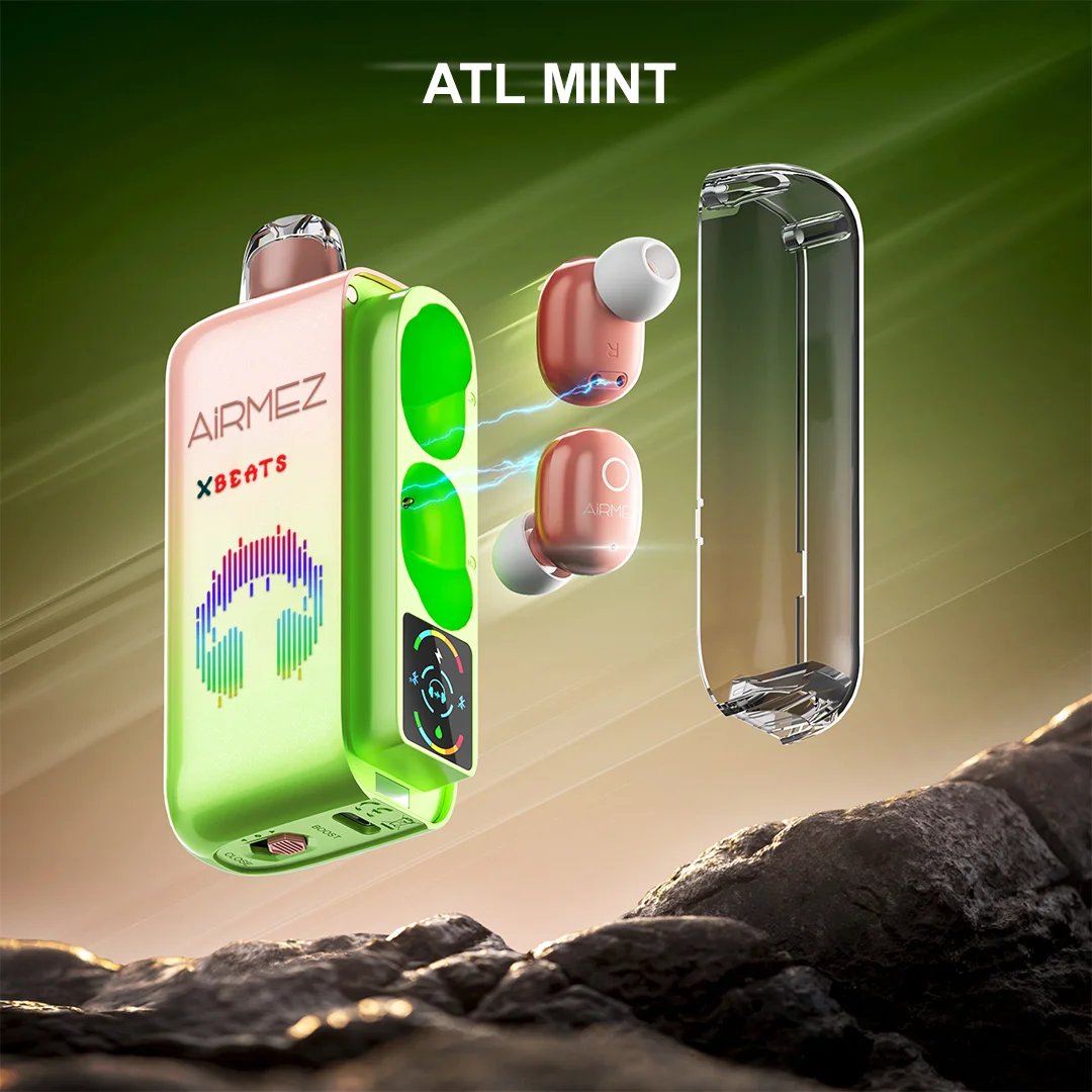 Airmez Xbeats 40000 Puffs Disposable Vape , Built-in TWS Earphone, 5% Nicotine E-Liquid