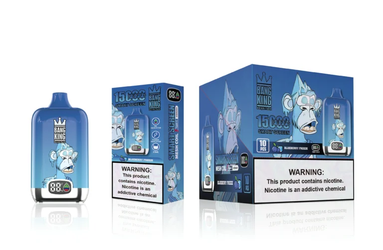 Bang King 15,000 Puffs Disposable Vape Pen | Mesh Coil | 10 Flavors | Wholesale Bulk Supply - Image 6