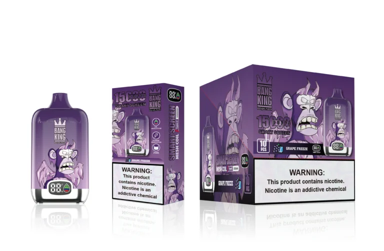 Bang King 15,000 Puffs Disposable Vape Pen | Mesh Coil | 10 Flavors | Wholesale Bulk Supply - Image 5