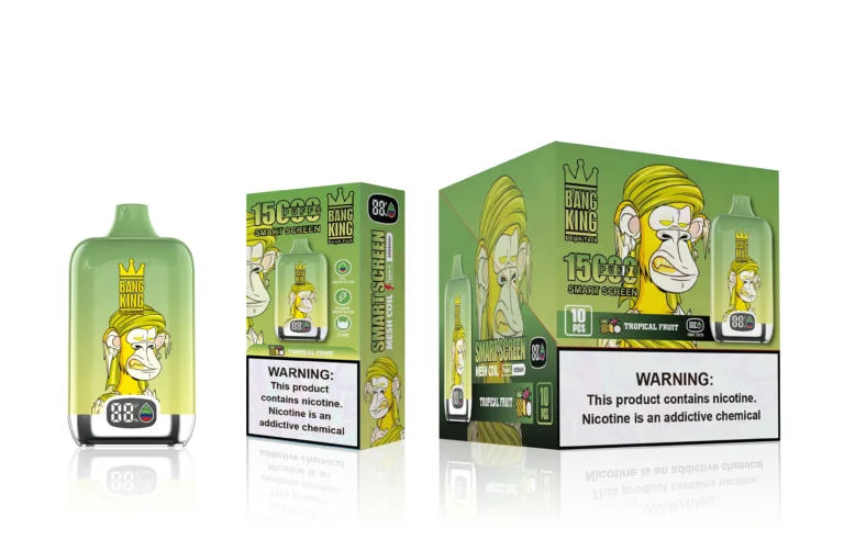 Bang King 15,000 Puffs Disposable Vape Pen | Mesh Coil | 10 Flavors | Wholesale Bulk Supply - Image 4