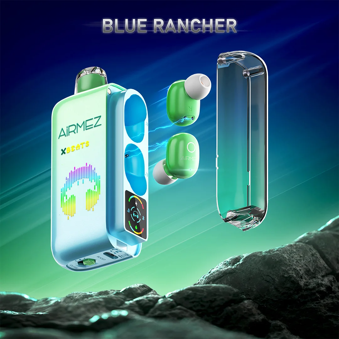 Airmez Xbeats 40000 Puffs Disposable Vape , Built-in TWS Earphone, 5% Nicotine E-Liquid - Image 13