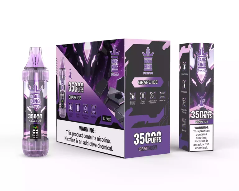 Bang King TORNADO 35000 Puffs Disposable Vape , Nicotine: 0%, 2%, 3%, 5% - Image 8