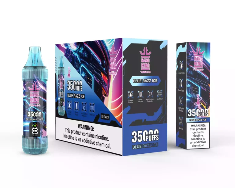 Bang King TORNADO 35000 Puffs Disposable Vape , Nicotine: 0%, 2%, 3%, 5% - Image 5