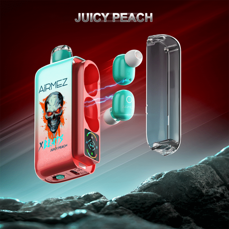 Airmez Xbeats 40,000 Puffs Disposable Vape with Built-in TWS Earphone | 2% Nicotine E-Liquid - Image 13