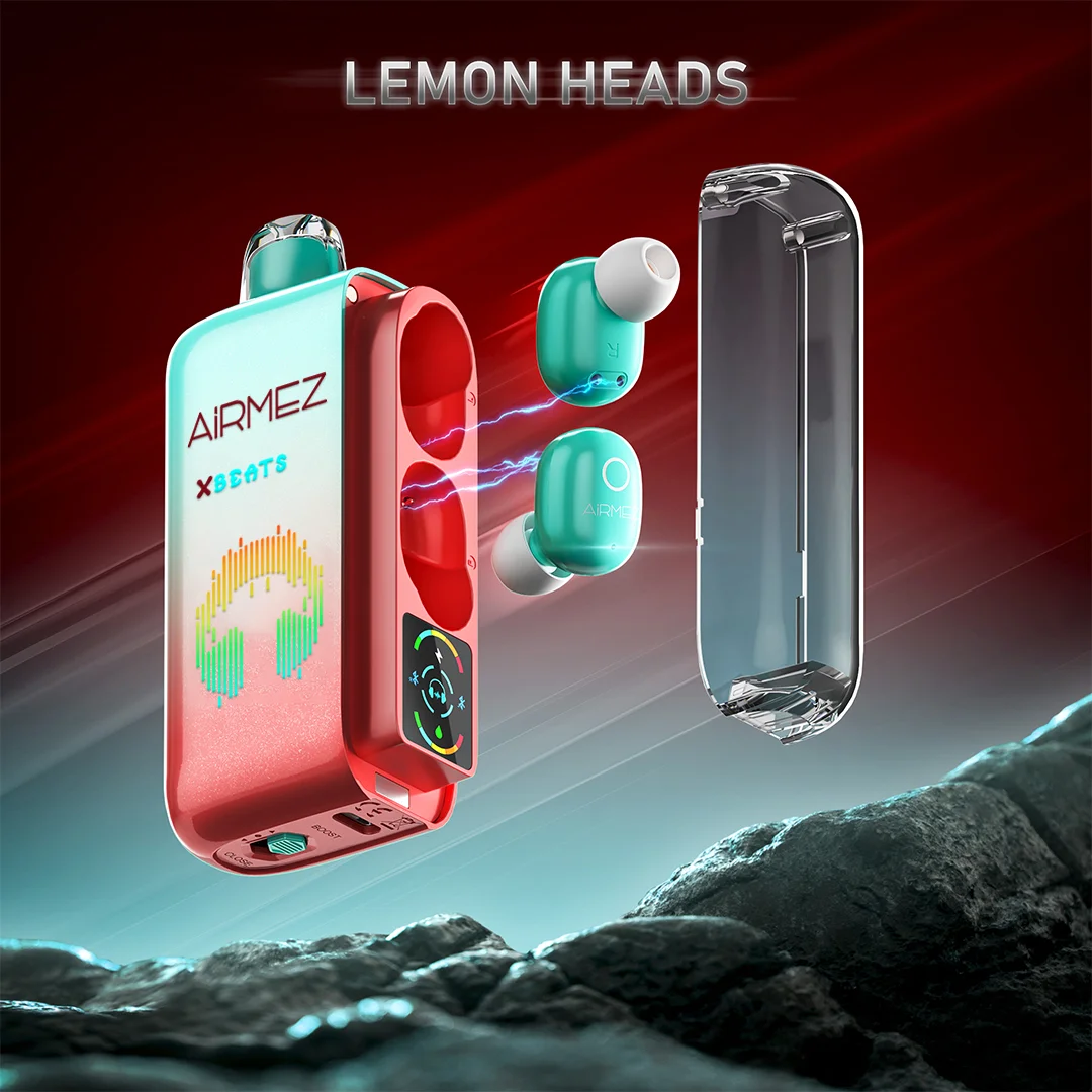 Airmez Xbeats 40000 Puffs Disposable Vape , Built-in TWS Earphone, 5% Nicotine E-Liquid - Image 10
