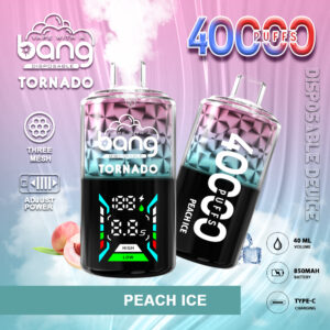 Alternative view of Bang 40000 Puffs Tornado 0% 2% 3% 5% Low Nicotine 850Mah Rechargeable Display Screen 40K Big Puffs Disposable Vape Wholesale 2025 Hot Sale 100% Original