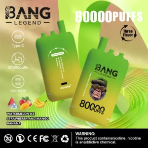 Alternative view of High Quality Bang 80K DSK056 Factory Supply Type C Nicotine 0 2 3 5 Percent