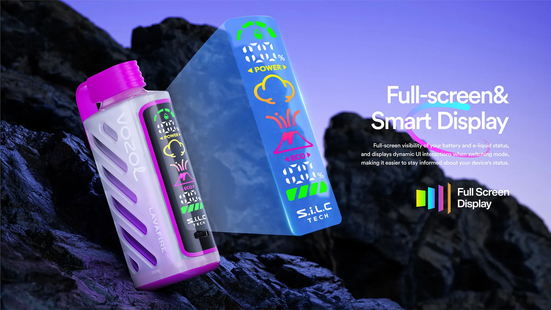 VOZOL Gear Power 20000 Puffs Wholesale Bulk Disposable Vape 5% Nicotine 13 Premium Flavors for Retailers - Image 2