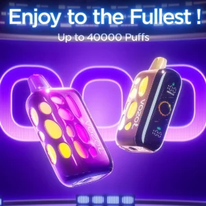 High Quality VOZOL RAVE 40000 Puffs Mesh Coils 5 Percent Nicotine Rechargeable Battery