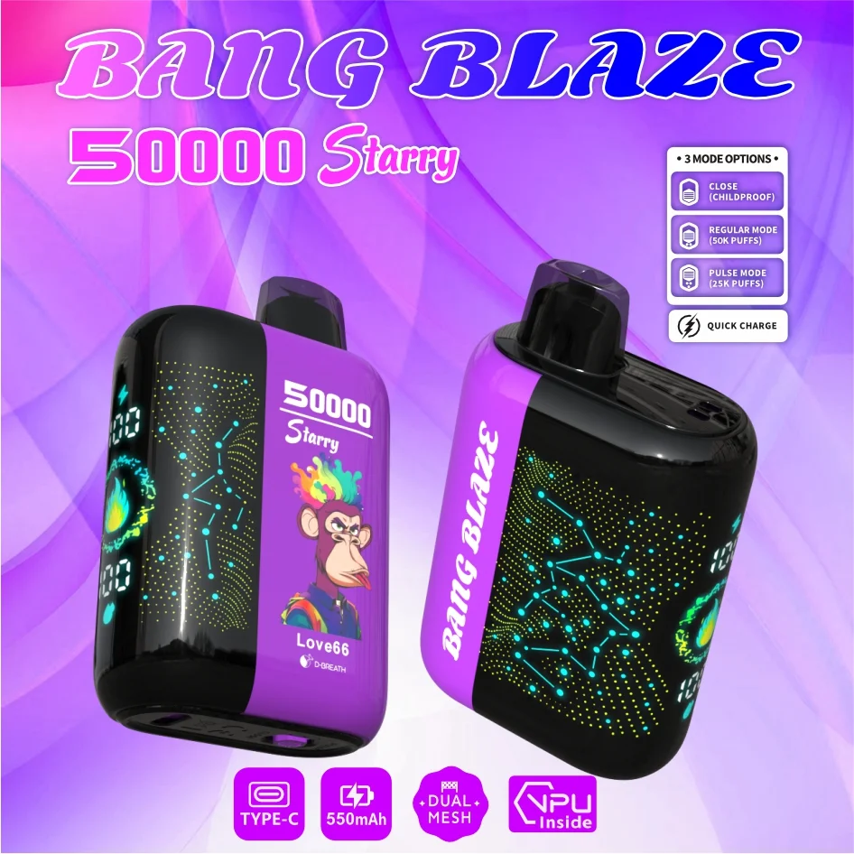 High Quality BANG BLAZE 50000 DSK053 Factory Supply TYPE C Nicotine 0 2 3 5 - Image 9