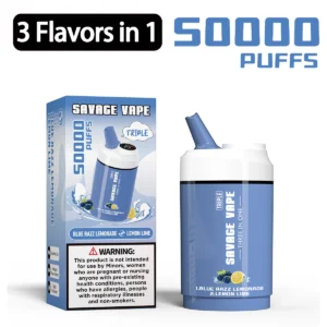 Alternative view of SAVAGE TRIPLE 50000 puffs Disposable can styles, electronic cigarettes, atomizers, smoking replacement tools, ten flavors