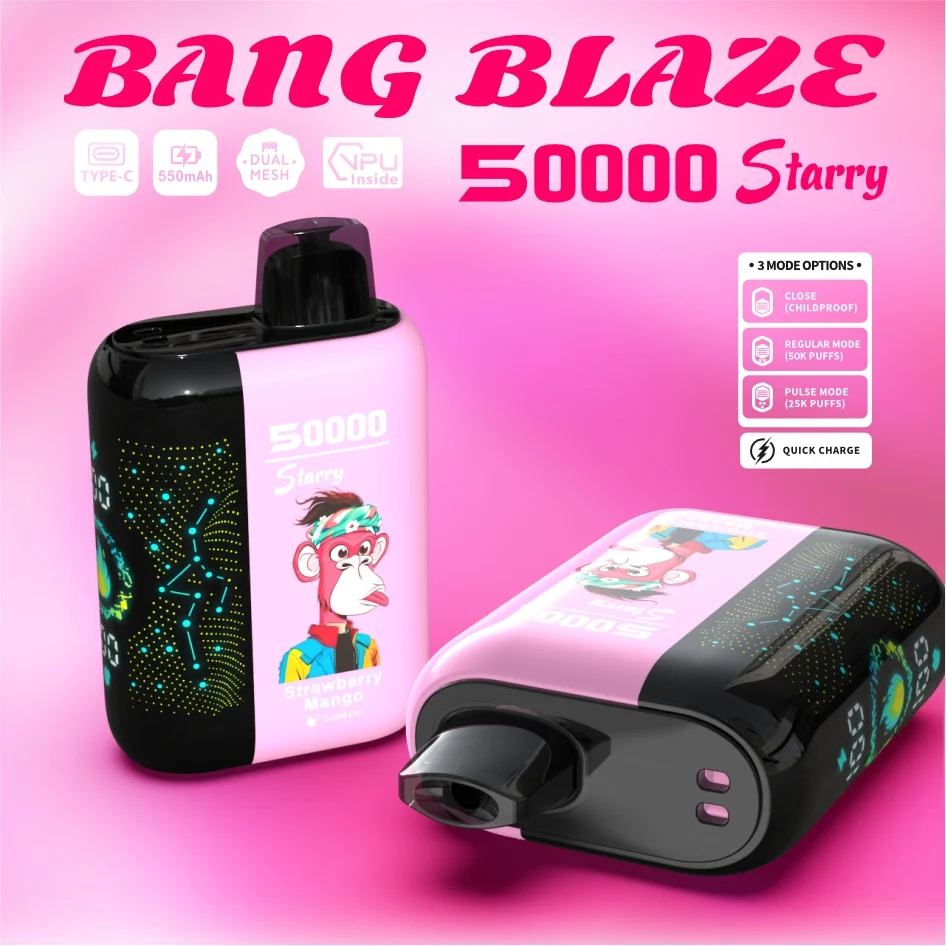 High Quality BANG BLAZE 50000 DSK053 Factory Supply TYPE C Nicotine 0 2 3 5 - Image 7
