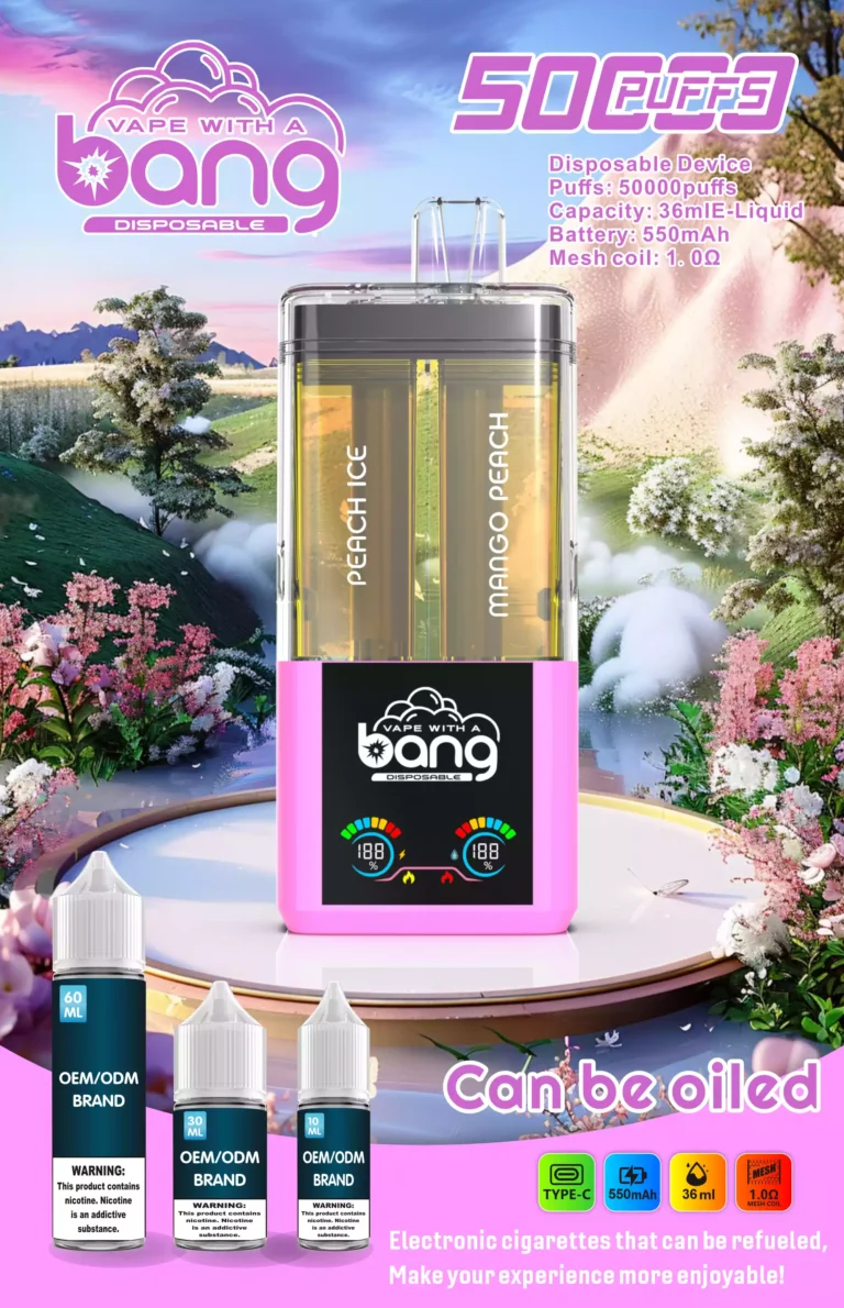 BANG B50K Puffs 12 flavoes 0% 2% 3% 5% Nicotine Disposable Vape - Image 8