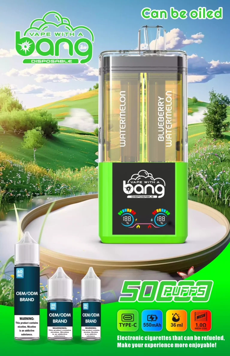 BANG B50K Puffs 12 flavoes 0% 2% 3% 5% Nicotine Disposable Vape - Image 7