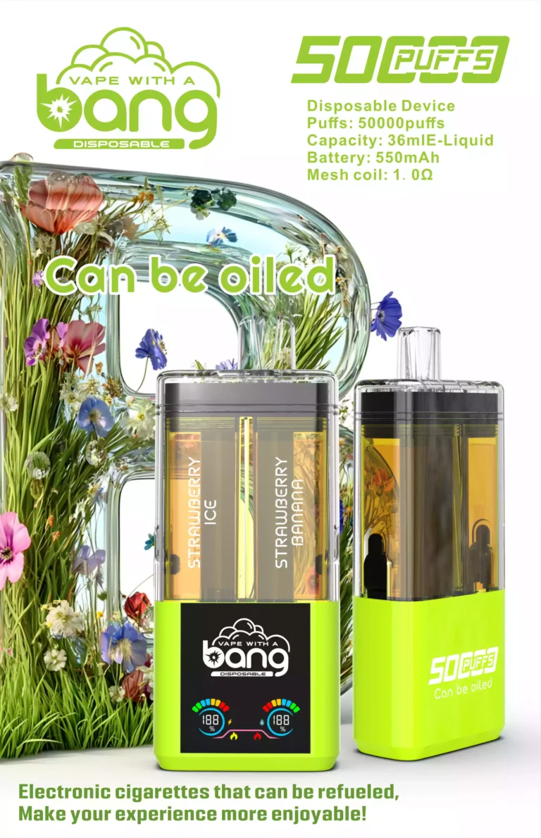 BANG B50K Puffs 12 flavoes 0% 2% 3% 5% Nicotine Disposable Vape - Image 5