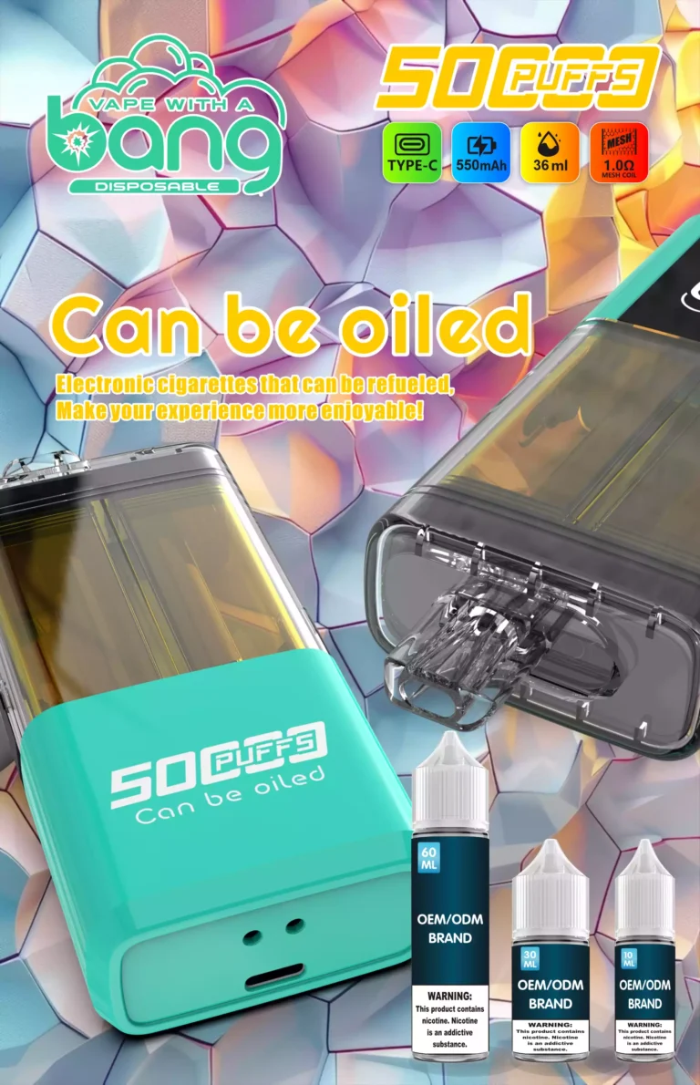 BANG B50K Puffs 12 flavoes 0% 2% 3% 5% Nicotine Disposable Vape - Image 4