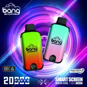 Bang 20000 Puffs 0% 2% 3% 5% Nicotine Latest Original Bulk Buy Disposable Vape Wholesale