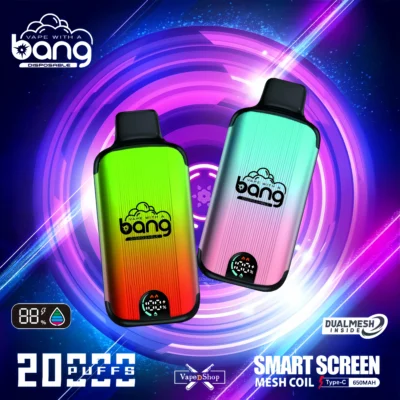 Bang 20000 Puffs 0% 2% 3% 5% Nicotine Latest Original Bulk Buy Disposable Vape Wholesale