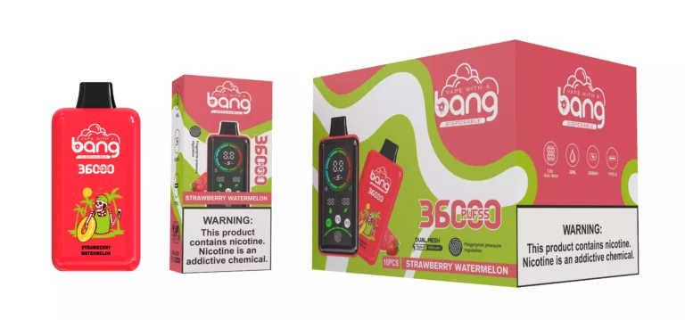 Bang 36000 Puffs Wholesale Disposable Vape 0% 2% 3% 5% Low Nicotine Smart Full Screen Fingerprint Pressure Regulation 36K Big Puffs 2025 Hotting - Image 2