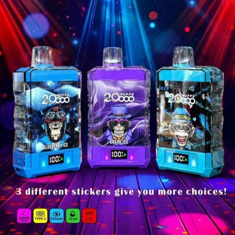 Bang King 20K Crystal Disposable Vape 650mAh Type-C Charging 25ml Prefilled Pod With Battery Indiator 12 Flavors Bulk Buy Disposable Vape Wholesale