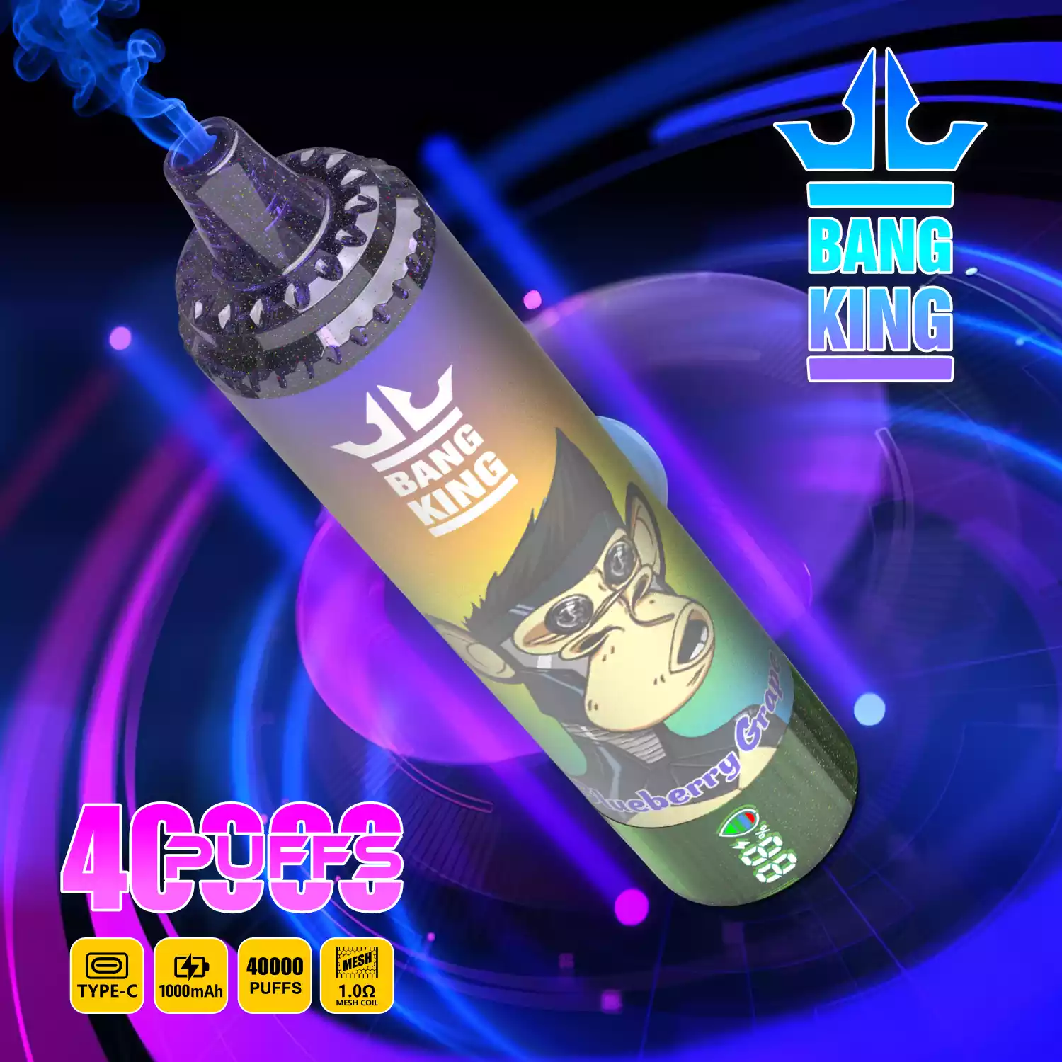 High Quality Bang 40000 DSK059 Wholesale Factory Supply TYPE C Nicotine 0 2 3 5 Percent - Image 4