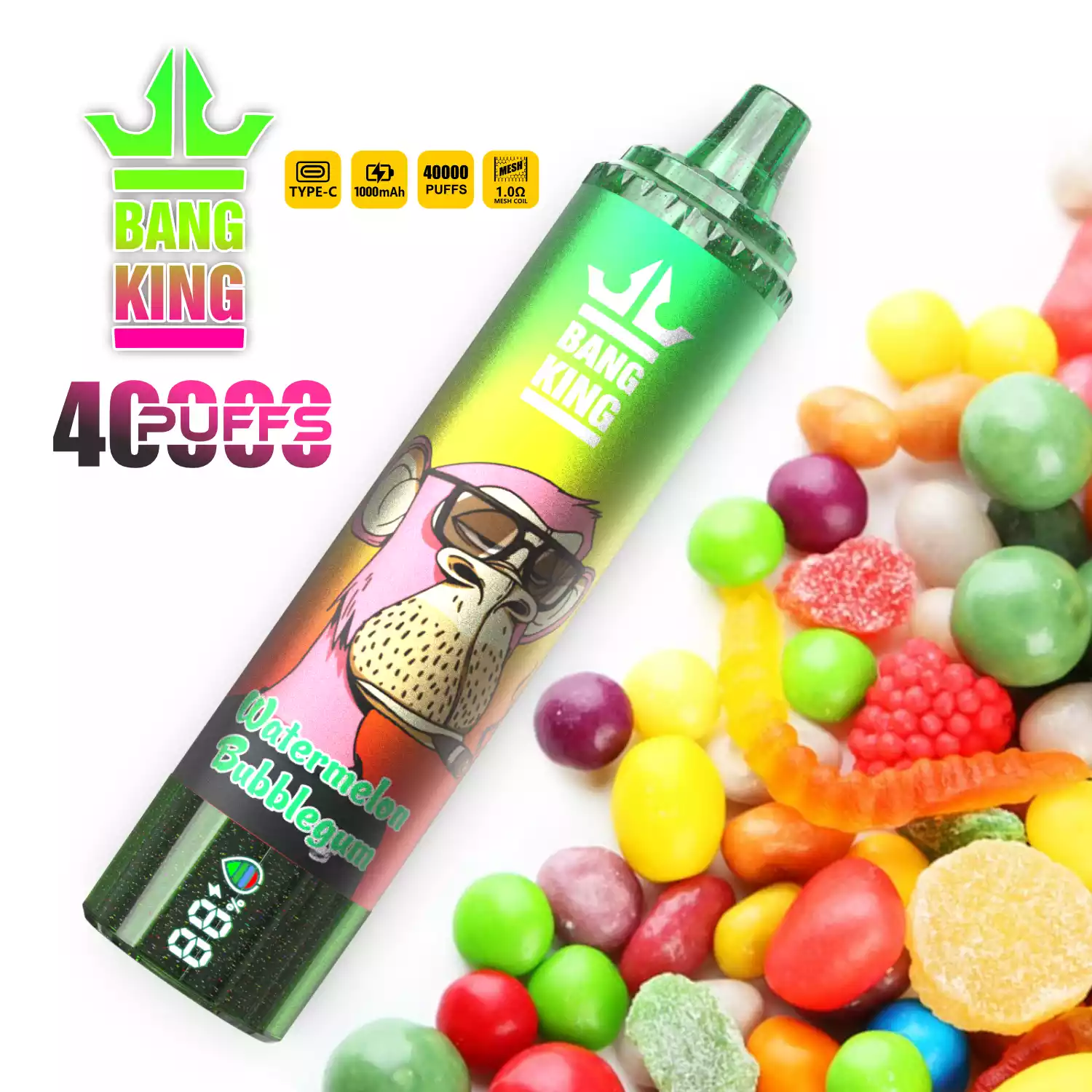 High Quality Bang 40000 DSK059 Wholesale Factory Supply TYPE C Nicotine 0 2 3 5 Percent - Image 3