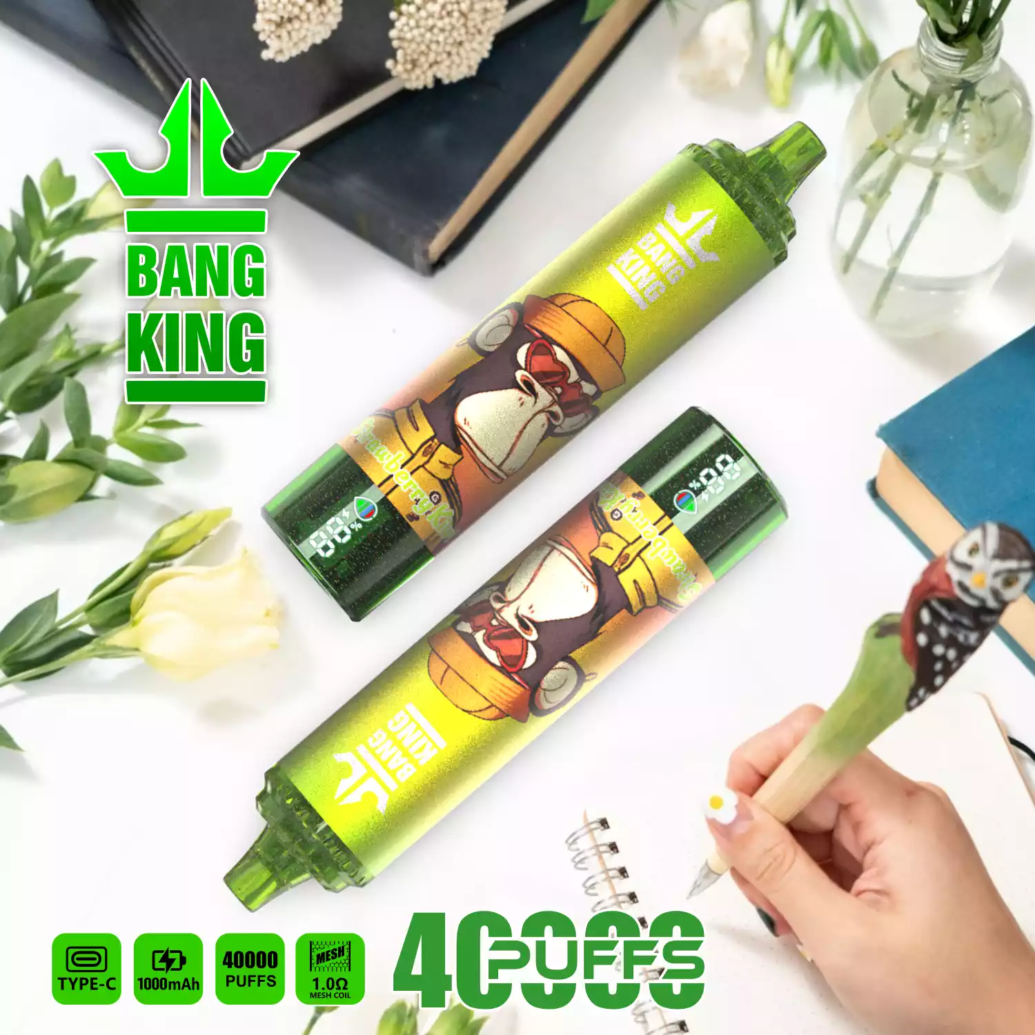 High Quality Bang 40000 DSK059 Wholesale Factory Supply TYPE C Nicotine 0 2 3 5 Percent - Image 9