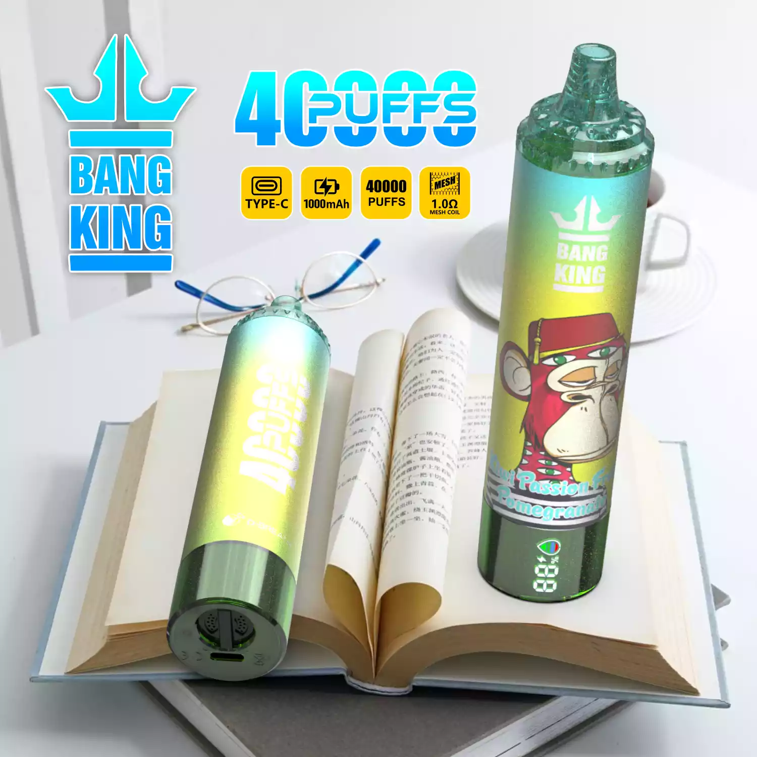 High Quality Bang 40000 DSK059 Wholesale Factory Supply TYPE C Nicotine 0 2 3 5 Percent - Image 7