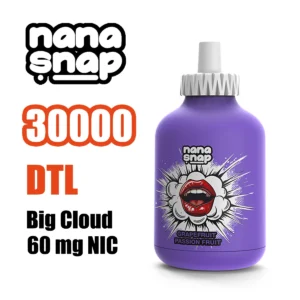Alternative view of NANASNAP SHISHA 30000 Puffs Bottle style, disposable e-cigarette  Large capacity, atomizer