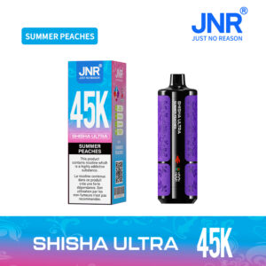 Alternative view of JNR SHISHA ULTRA 45000 Puffs Leather Texture Vape , 16 Flavors, Smart Digital Display, Smooth Draw