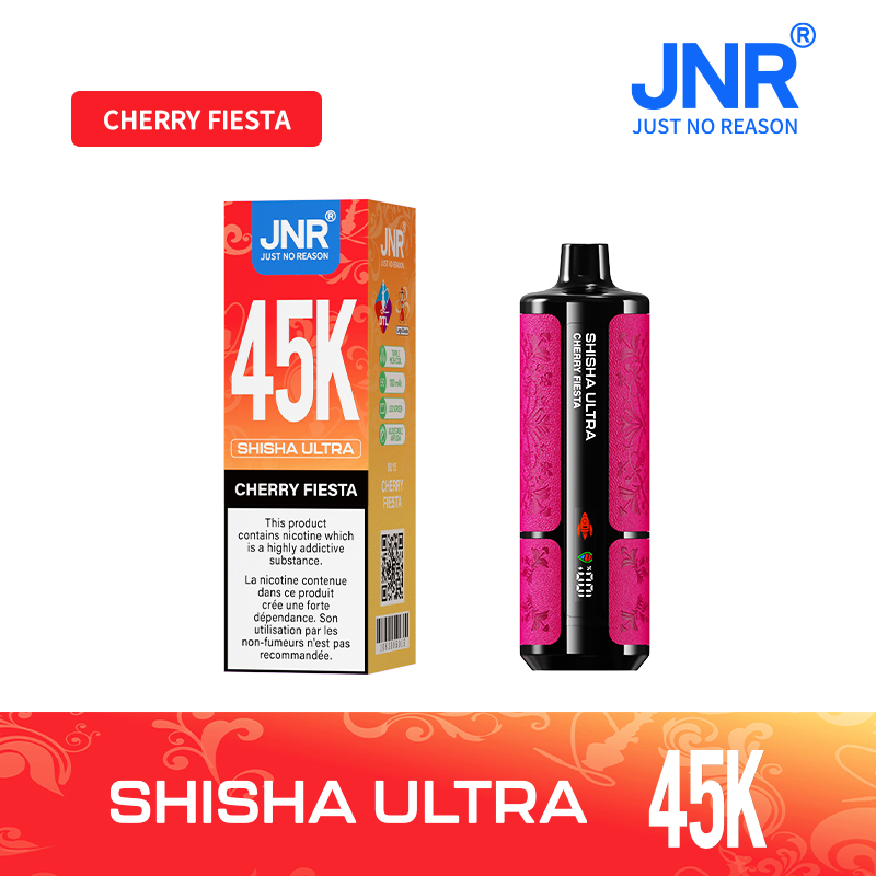 JNR SHISHA ULTRA 45000 Puffs Leather Texture Vape , 16 Flavors, Smart Digital Display, Smooth Draw - Image 3