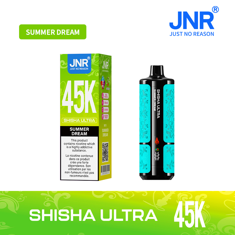 JNR SHISHA ULTRA 45000 Puffs Leather Texture Vape , 16 Flavors, Smart Digital Display, Smooth Draw - Image 5