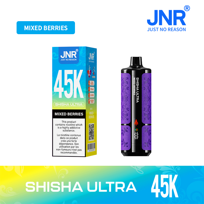 JNR SHISHA ULTRA 45000 Puffs Leather Texture Vape , 16 Flavors, Smart Digital Display, Smooth Draw - Image 6
