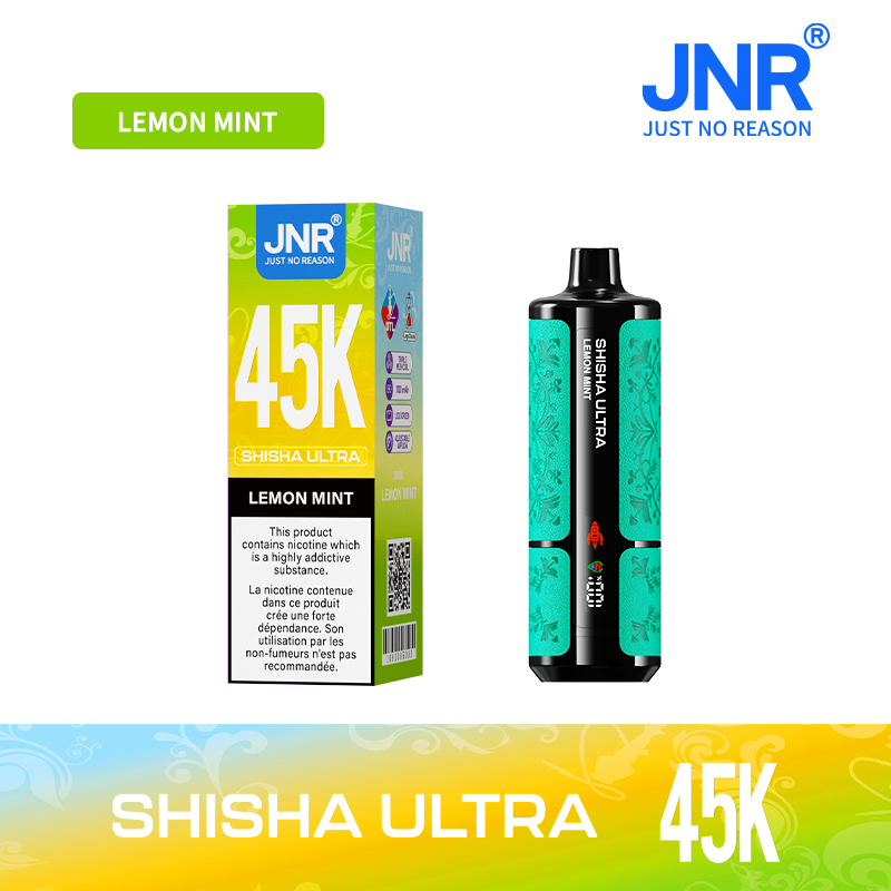 JNR SHISHA ULTRA 45000 Puffs Leather Texture Vape , 16 Flavors, Smart Digital Display, Smooth Draw - Image 10