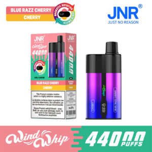 JNR WindWhip 44000 Puffs , 2-in-1 Dual Flavor Design, Adjustable Airflow for Smooth Hits,E-liquid Capacity: 2×20ml