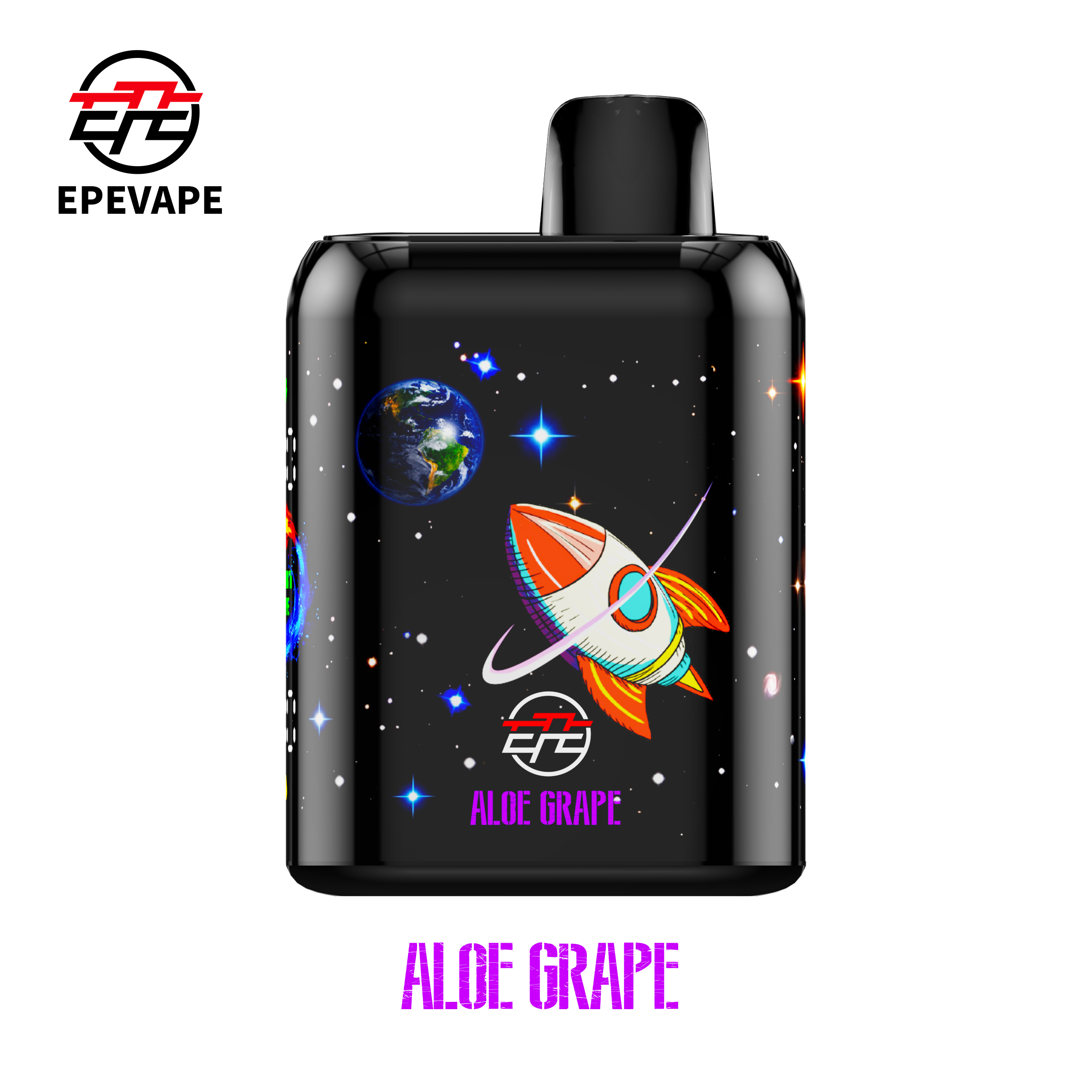 EPE Galaxy 32000 Puffs Disposable , Adjustable Airflow, Vivid LED Display, Sparkling Alien-Inspired Design - Image 4