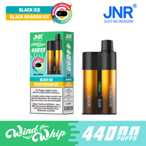 Alternative view of JNR WindWhip 44000 Puffs , 2-in-1 Dual Flavor Design, Adjustable Airflow for Smooth Hits,E-liquid Capacity: 2×20ml