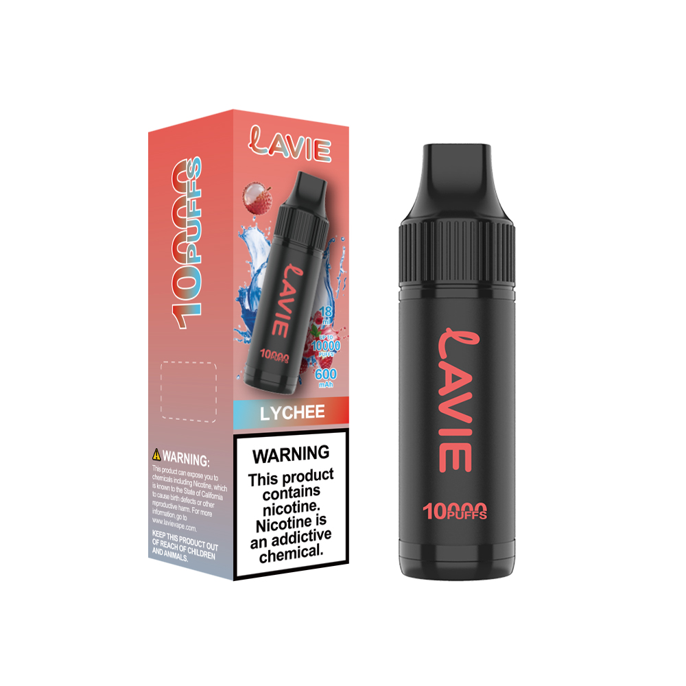 LAVIE 10000 Puffs Rechargeable Disposable Vape, Type-C Charging, Unique Paintbrush Shape - Image 3