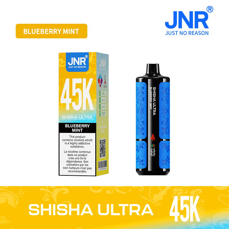JNR SHISHA ULTRA 45000 Puffs Leather Texture Vape , 16 Flavors, Smart Digital Display, Smooth Draw - Image 12