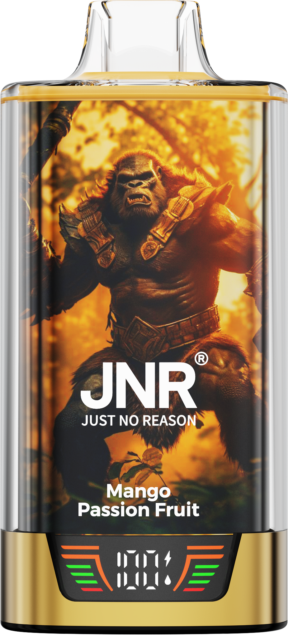 JNR RAGE Gorilla 55000 Puffs Large Capacity Disposable Vape, 20 Assorted Flavors Available,Nicotine 2%