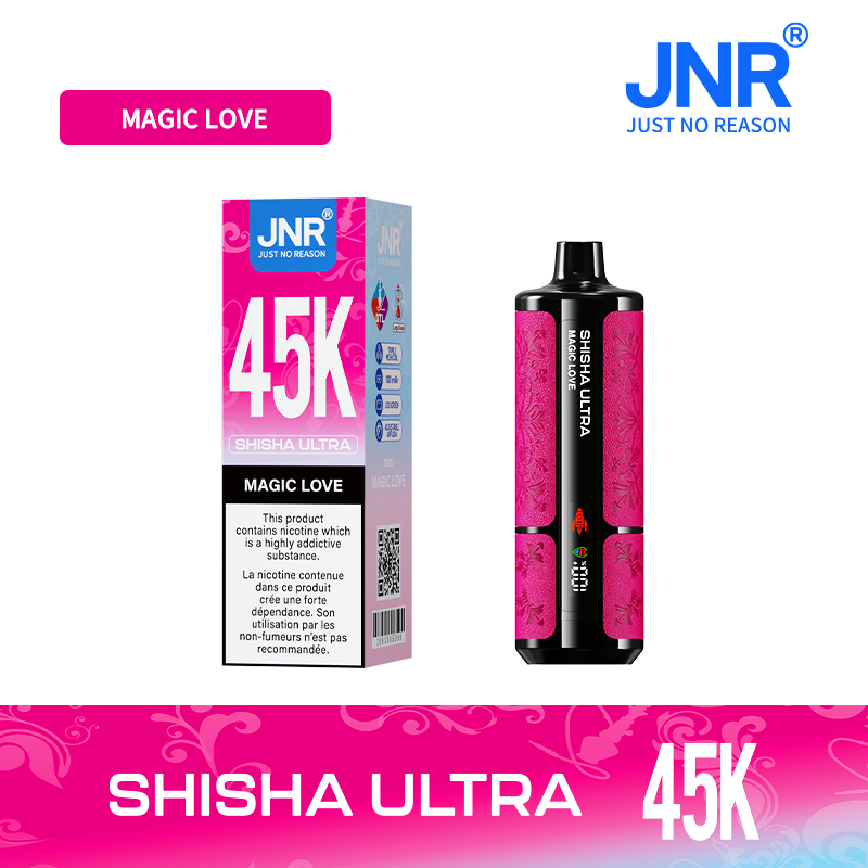 JNR SHISHA ULTRA 45000 Puffs Leather Texture Vape , 16 Flavors, Smart Digital Display, Smooth Draw - Image 13