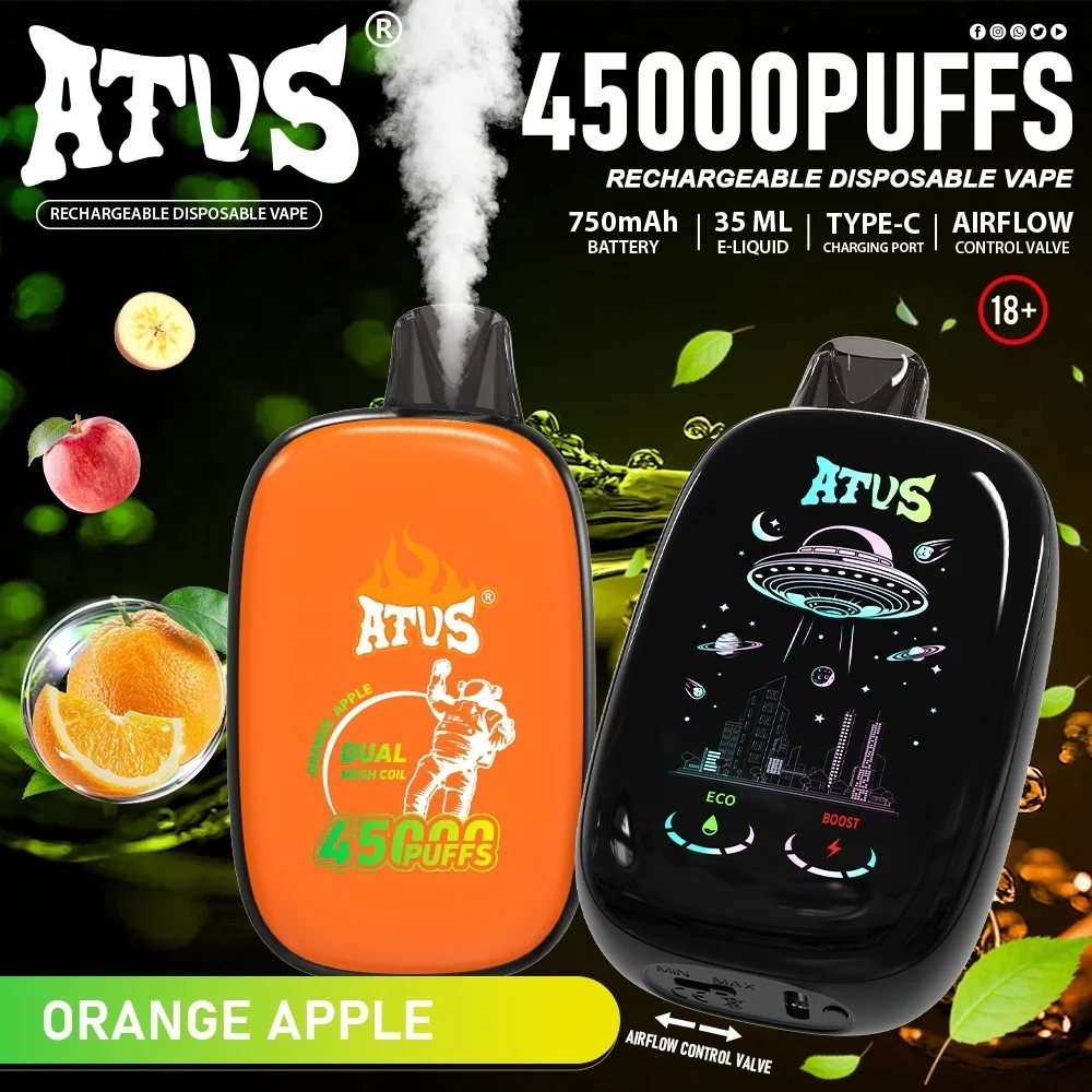 ATVS DE027 45000 Puffs Disposable Vape , Alien Spaceship Tech Style & Soap Shape, Fruit Flavors - Image 2