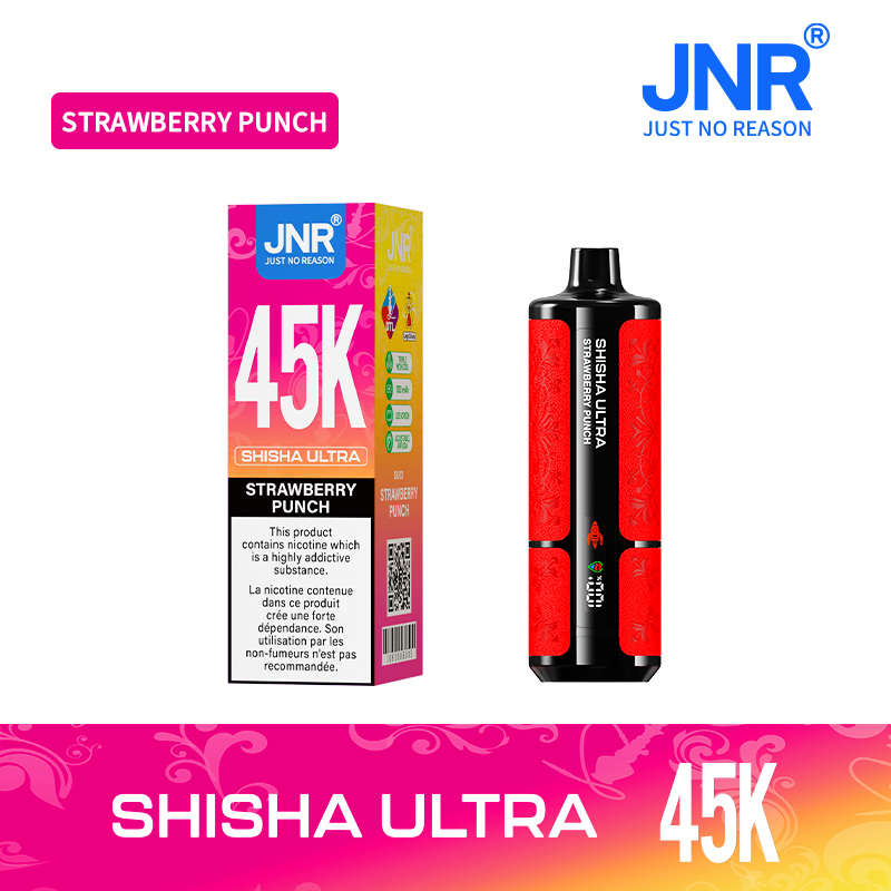 JNR SHISHA ULTRA 45000 Puffs Leather Texture Vape , 16 Flavors, Smart Digital Display, Smooth Draw - Image 15